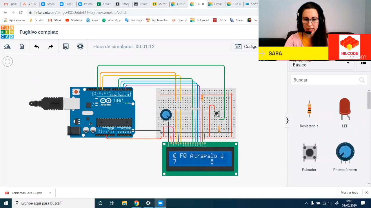 Diseño 3D y Arduino en Tinkercad